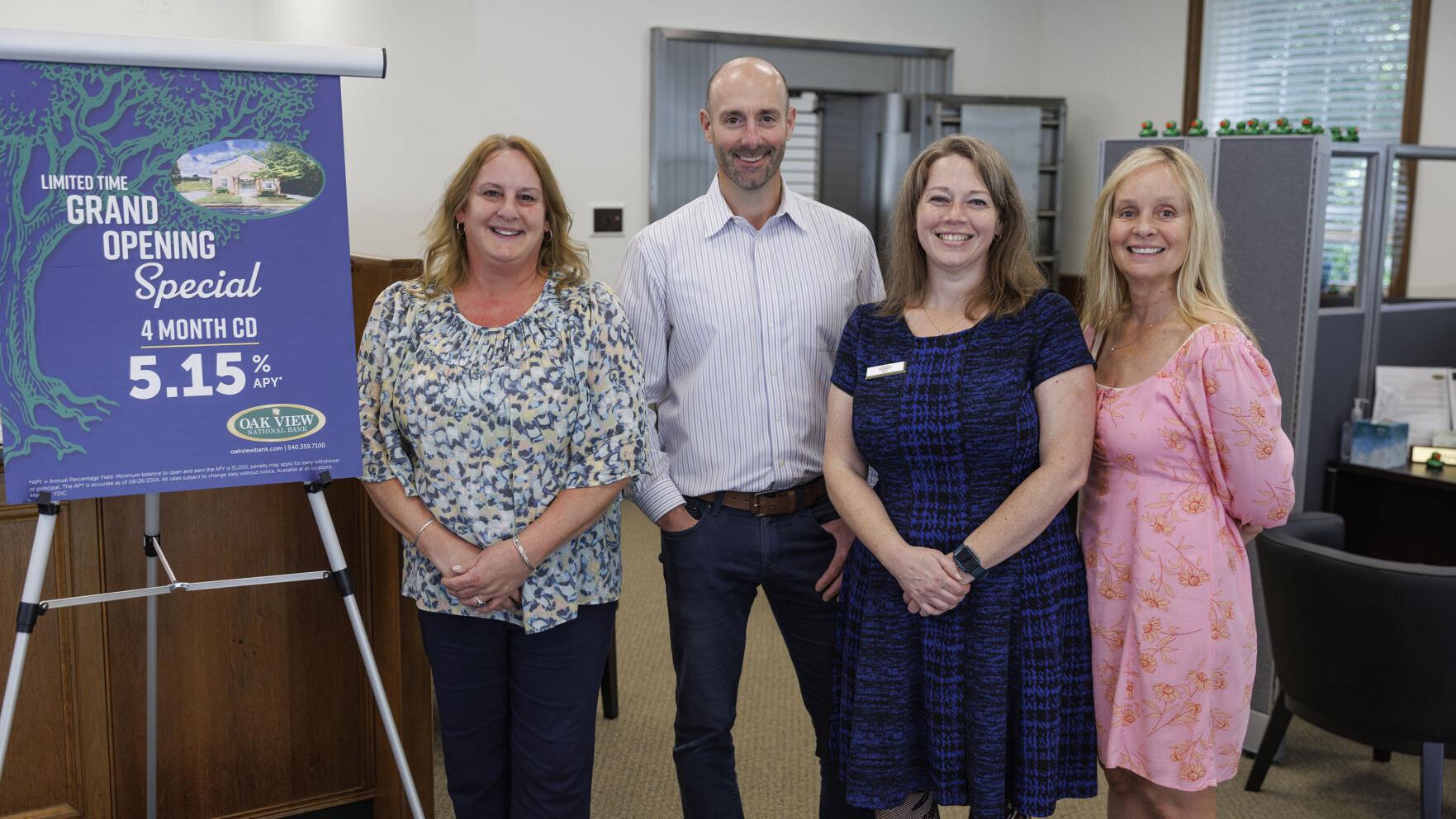 Oak View National Bank opens Flint Hill branch